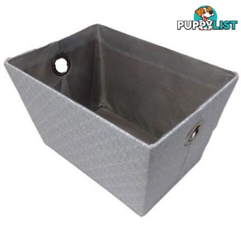 Fabric Storage Basket Sml 31x21x18cm - 800897