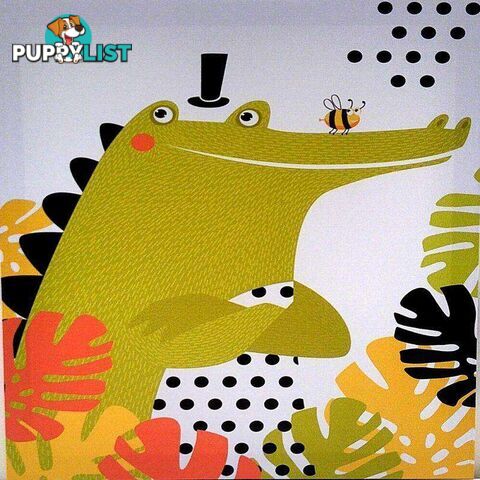 Kids Decor Canvas Prints - 40 x 40cm Crocodile - 800155