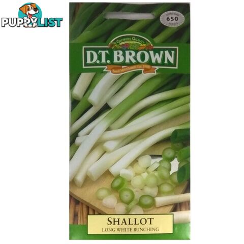 Shallot Longwhite Bunching Seeds - 5030075020738