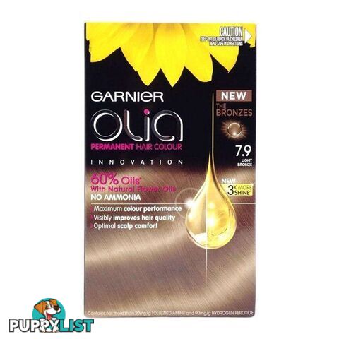 Garnier Olia Permanent Hair Colour Light Bronze - 3600541748002