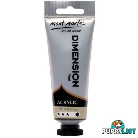 Dimension Acrylic Paint 75ml - Neutral Grey - 9328577016264