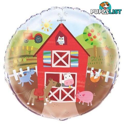 Farm Animals 45cm (18) Foil Balloon Packaged - 011179724673