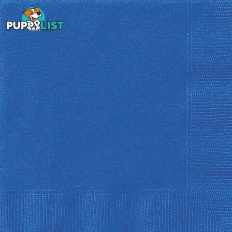 Royal Blue 20 Lunch Napkins - 011179314621