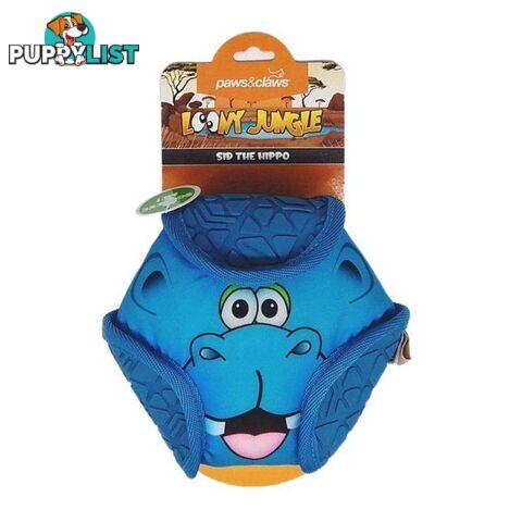 Pet Toy Loony Jungle Hippo 15cm - 9340957081839