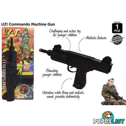 Combat Uzi Machine Gun - 9315892264005