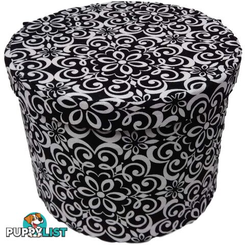 Fabric Round Storage Box 22Hx29W - 800874