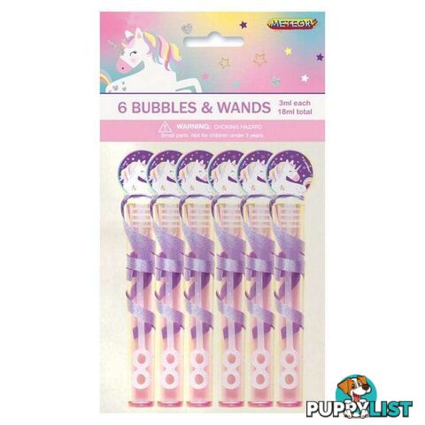 6 Bubbles & Wands - Unicorn - 9311965724988