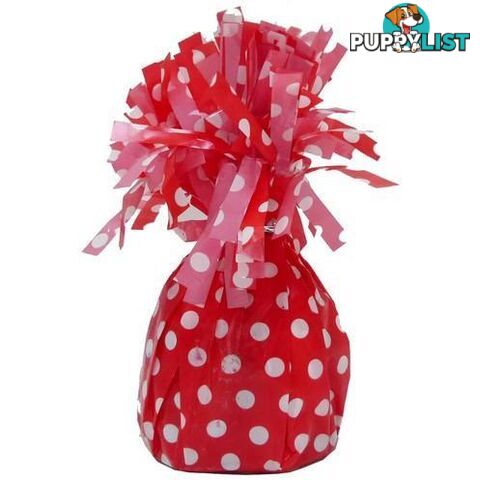 Dots Ruby Red Balloon Weight - 9311965441526