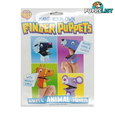 Finger Puppet Kit 4Pk Assorted 4 Designs - 800700