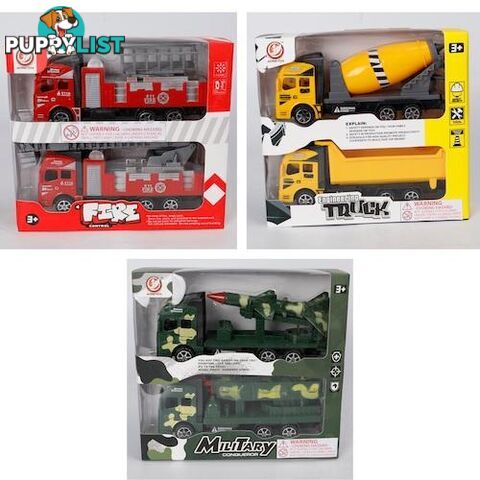 Diecast Trucks 2Pk Assorted Colours - 9328644051303