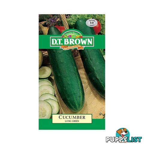 Cucumber Long Green Seeds - 5030075022190