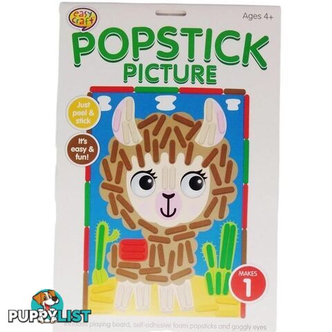 Popstick Picture Craft Kit Assorted 6 Designs - 800662