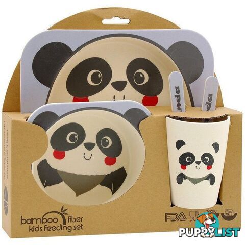 Kids Feeding Set Bamboo Fiber Panda - 801066