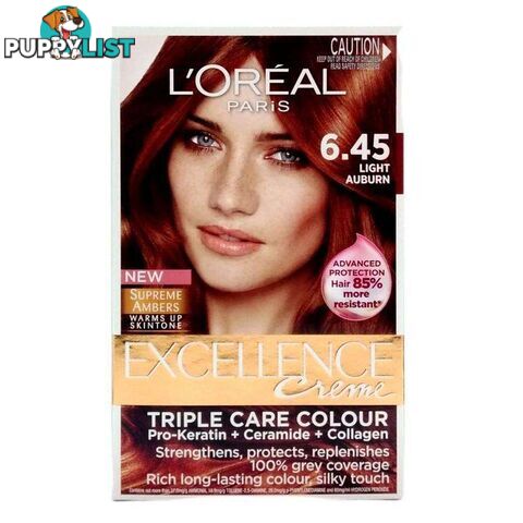 Loreal Creme Hair Colour Light Auburn - 3600522377498