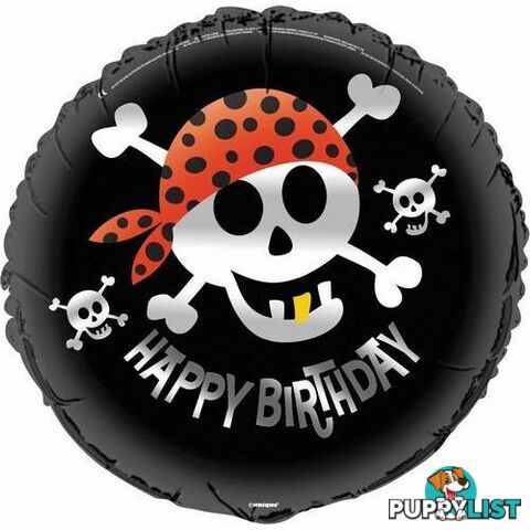 Pirate Fun 45cm (18) Foil Balloon Packaged - 011179405077