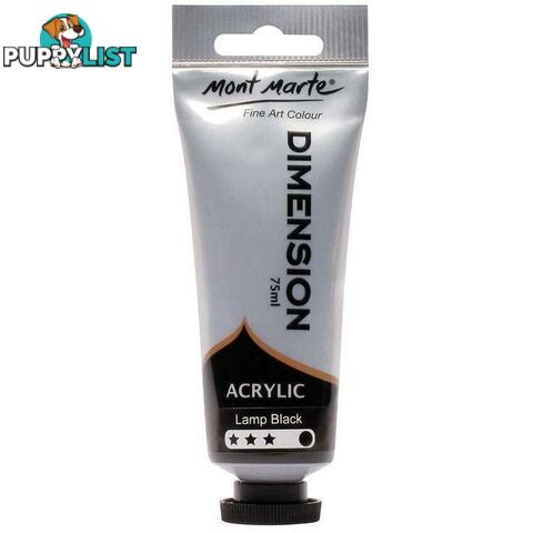 Dimension Acrylic Paint 75ml - Lamp Black - 9328577016288