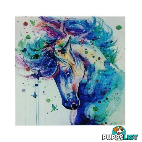 5D Full Jewel Diamond Picture 30x30cm Horse - 801005