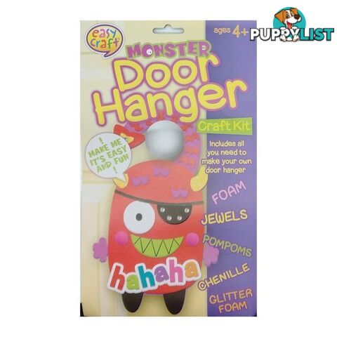 Foam Craft Kit Door Hanger 4 Assorted Designs - 800704