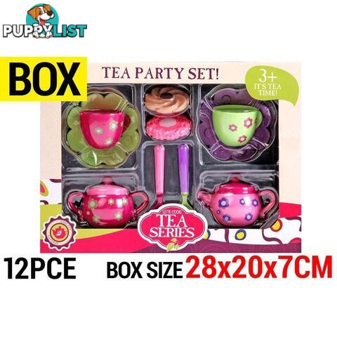 12pce Tea Party Play Set Toys - 9315892283334