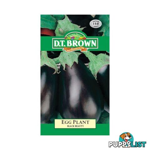 Egg Plant Black Beauty Seeds - 5030075022206