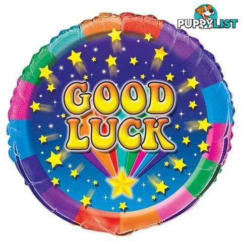 Good Luck 45cm (18) Foil Balloon Packaged - 011179530694