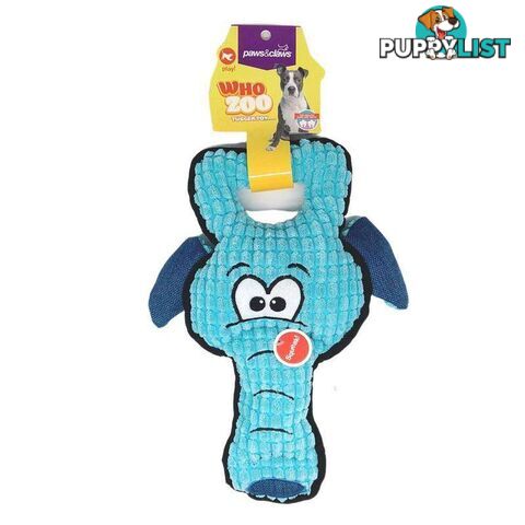 Pet Toy Who Zoo Tugger Blue 30cm - 800435