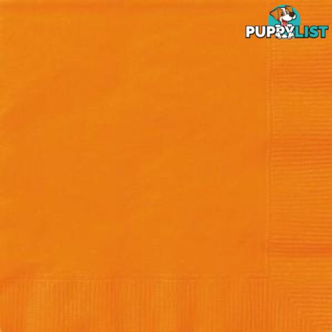 Pum Orange 20 Lunch Napkins - 011179032228