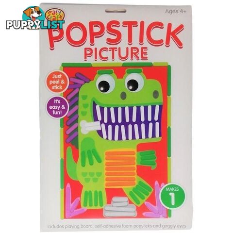 Popstick Picture Craft Kit Assorted 6 Designs - 800660