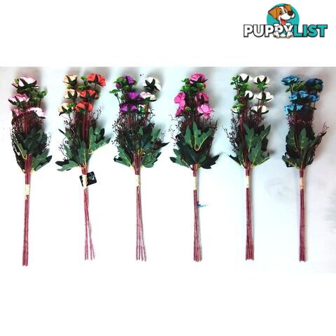 Double Roses 6 Bunch - 800753