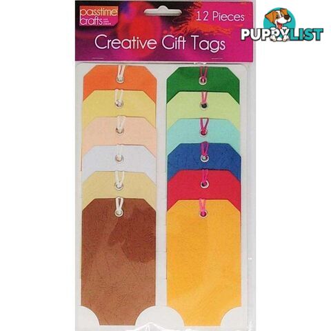 Gift Tags with String 12 Pack - 9348291001131