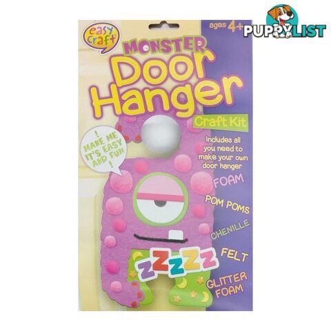 Foam Craft Kit Door Hanger 4 Assorted Designs - 800702