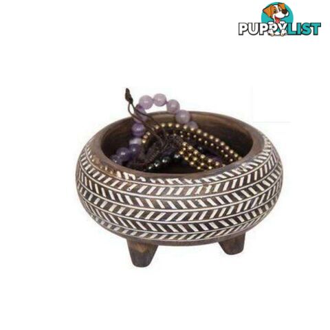 African Decor Bowl 11cm 1pce - 9319844612401