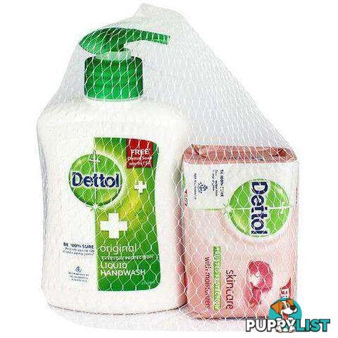 Dettol Original Pump with Bonus Soap - 8901396398301