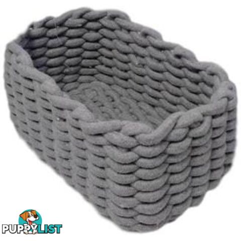 Cotton Rope Storage Basket 23x15x13cm - 800883