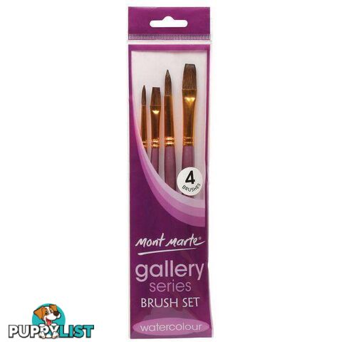 Gallery Series Watercolour Brush Set 4pc - 9328577016899