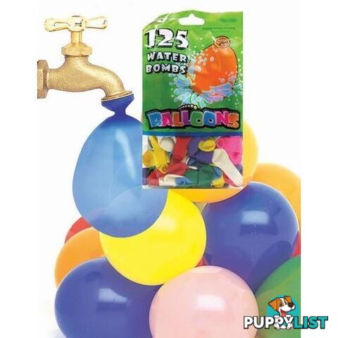 125 Water Bombs - 9311965173908