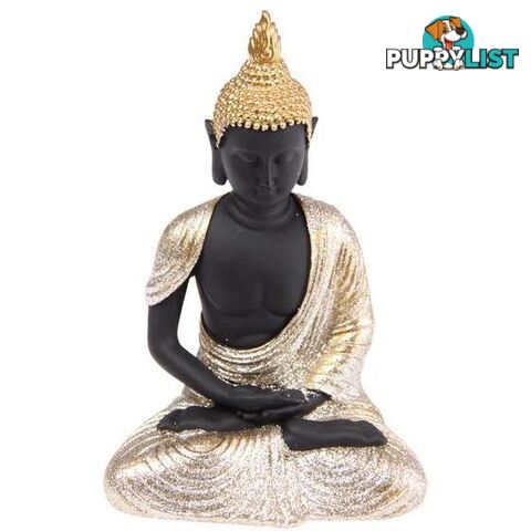 Rulai Buddha With Gold Robe 12cm - 9319844630689