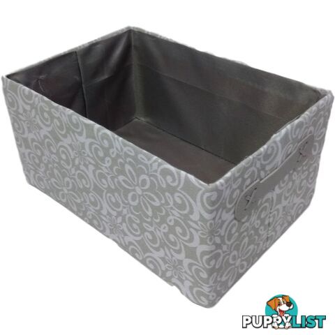 Fabric Storage Basket Sml 29x19x14cm - 800845