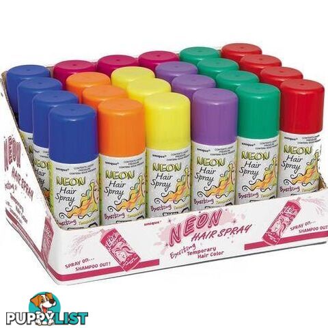 Hair Spray - Neon Assorted - 011179090501