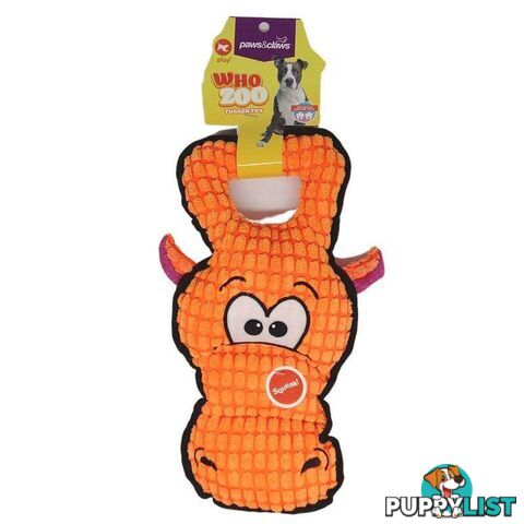 Pet Toy Who Zoo Tugger Orange 30cm - 800436