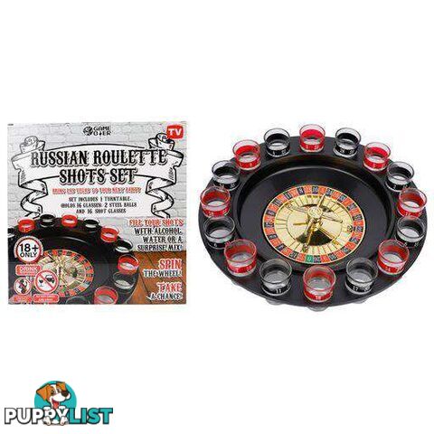 Spin and Shot Drinking Roulette Game Set - 9328644041960