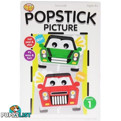 Popstick Picture Craft Kit Assorted 6 Designs - 800661