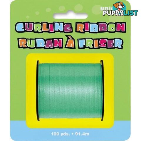 Curling Ribbon 914m 100yds - Green - 011179486243