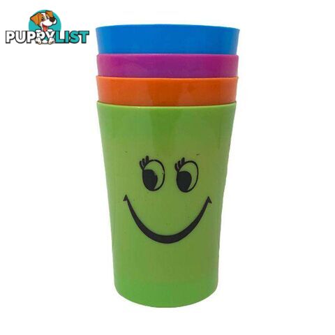 Smiley Face Cup - 4 Pack - 6720191202314