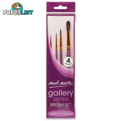 Gallery Series Watercolour Brush Set 4pc - 9328577016905