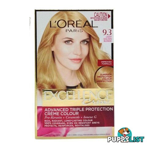 Loreal Creme Hair Colour Light Golden Blonde - 9312825666745