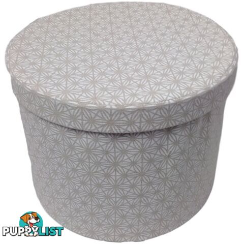 Fabric Round Storage Box 19Hx24W - 800877