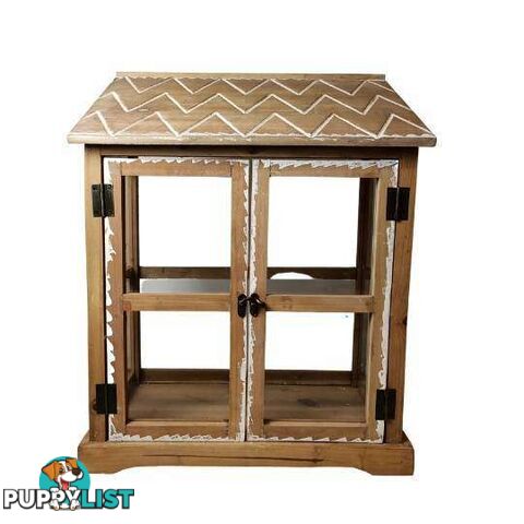 Wooden House Lantern Small - 507532