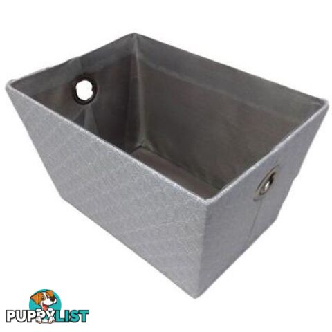 Fabric Storage Basket Lrg 39x29x22cm - 800893