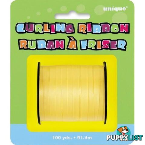 Curling Ribbon 914m 100yds - Yellow - 011179486250